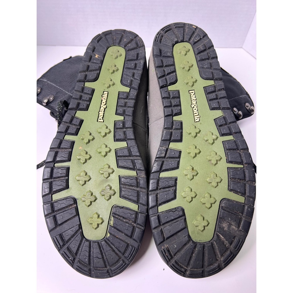 Patagonia Activist Mid Waterproof 100g Primaloft Boots Mens 12 Black Green - Picture 7 of 11